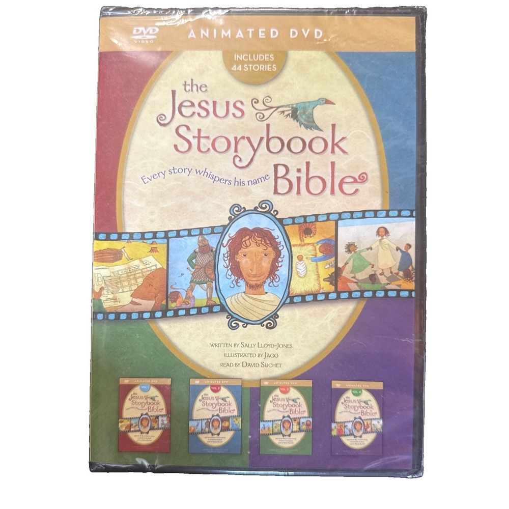 NEW Zonderkidz The Jesus Storybook Bible DVD 44 Animated Stories Dove Foundation